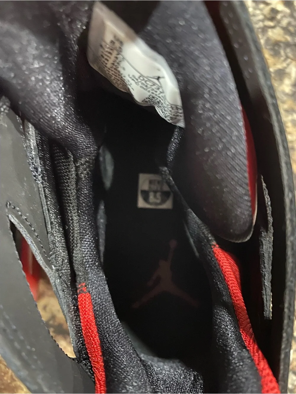Men NIKE Air Jordan Flight Club 91' Black / Gym Red (DC7329 006) 8.5